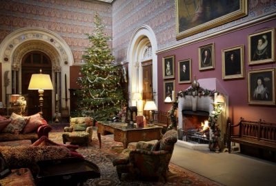 The Great Hall at Christmas Eastnor Castle