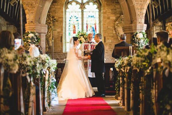 Church Wedding Ceremony Eastnor Castle