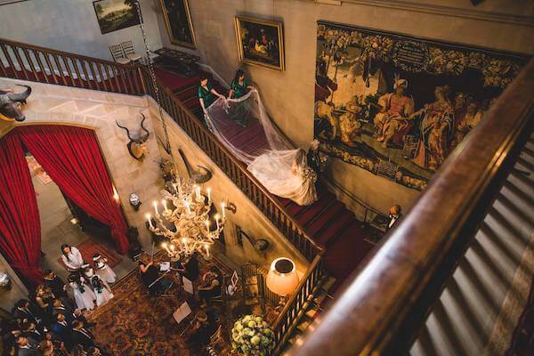 Eastnor Castle Wedding Staircase
