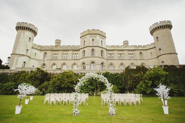 Outdoor Wedding Ceremony Eastnor Castle